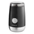 Sencor - Macinacaffè elettrico in grani 60 g 150W/230V nero/cromo opaco