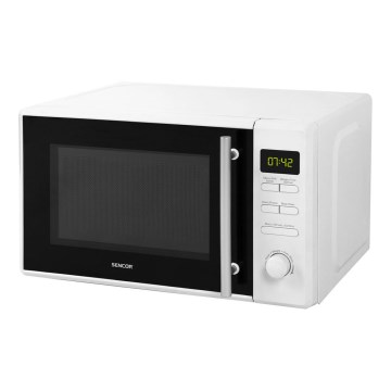 Sencor - Microonde con funzione grill 700W/1000W/230V 20 l bianco