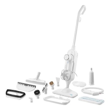 Sencor - Multifunzione spazzolone a vapore 2in1 1500W/230V IPX4 bianco