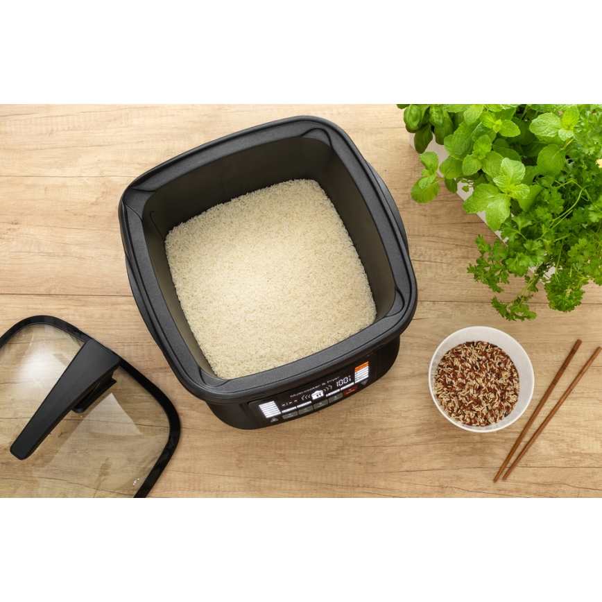 Sencor - Padella multifunzione con accessori 1800W/230V 18 funzioni 4,8l