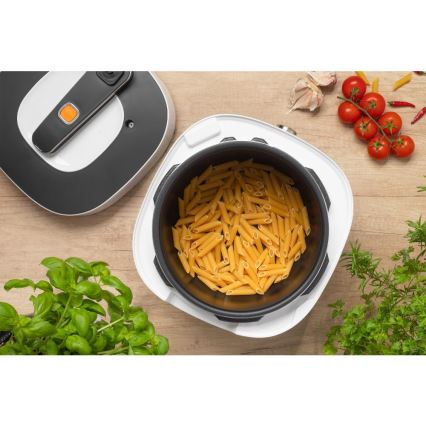 Sencor - Pentola a pressione elettrica multifunzione 5,5 l 1000W/230V bianco/nero