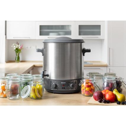 Sencor - Pentola per conserve 27 l 1800W/230V acciaio inox/grigio