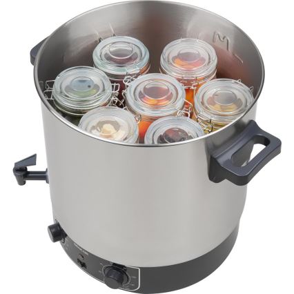 Sencor - Pentola per conserve 27 l 1800W/230V acciaio inox/grigio