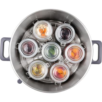 Sencor - Pentola per conserve 27 l 1800W/230V acciaio inox/grigio