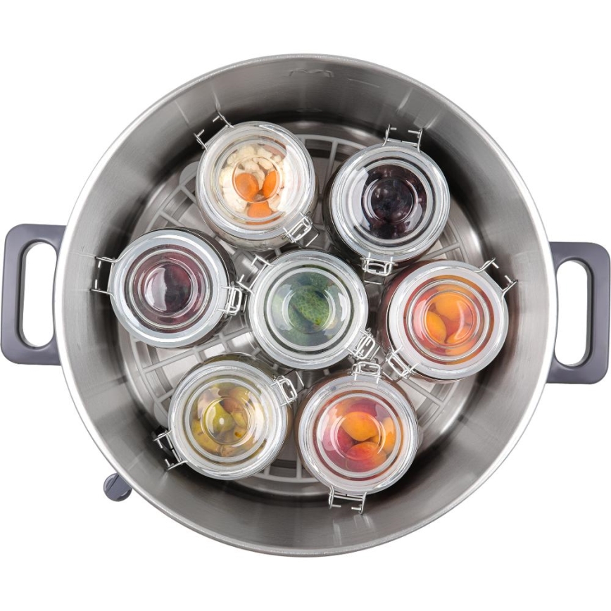 Sencor - Pentola per conserve 27 l 1800W/230V acciaio inox/grigio