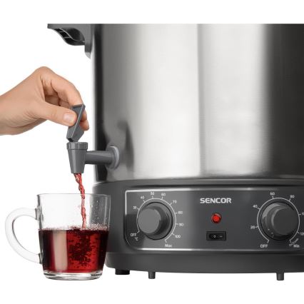 Sencor - Pentola per conserve 27 l 1800W/230V acciaio inox/grigio