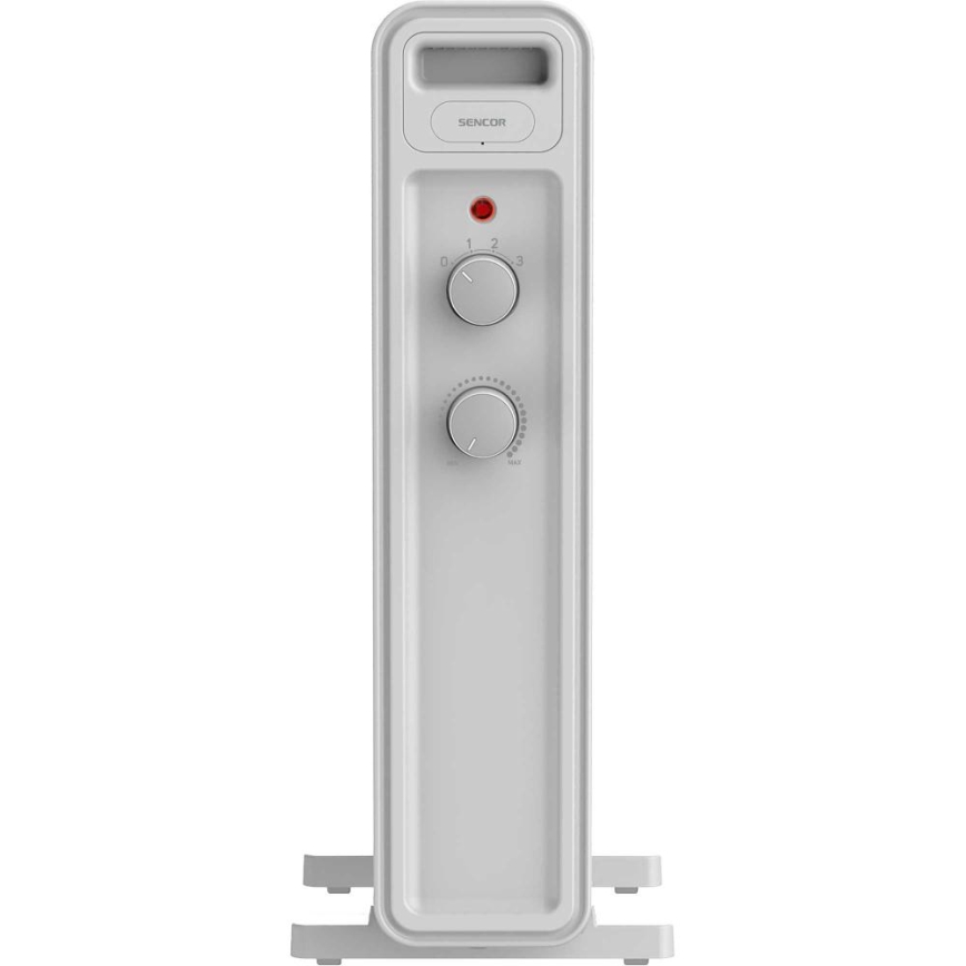 Sencor - Radiatore ad olio a 7 elementi, 600/900/1500 W, 230 V, bianco