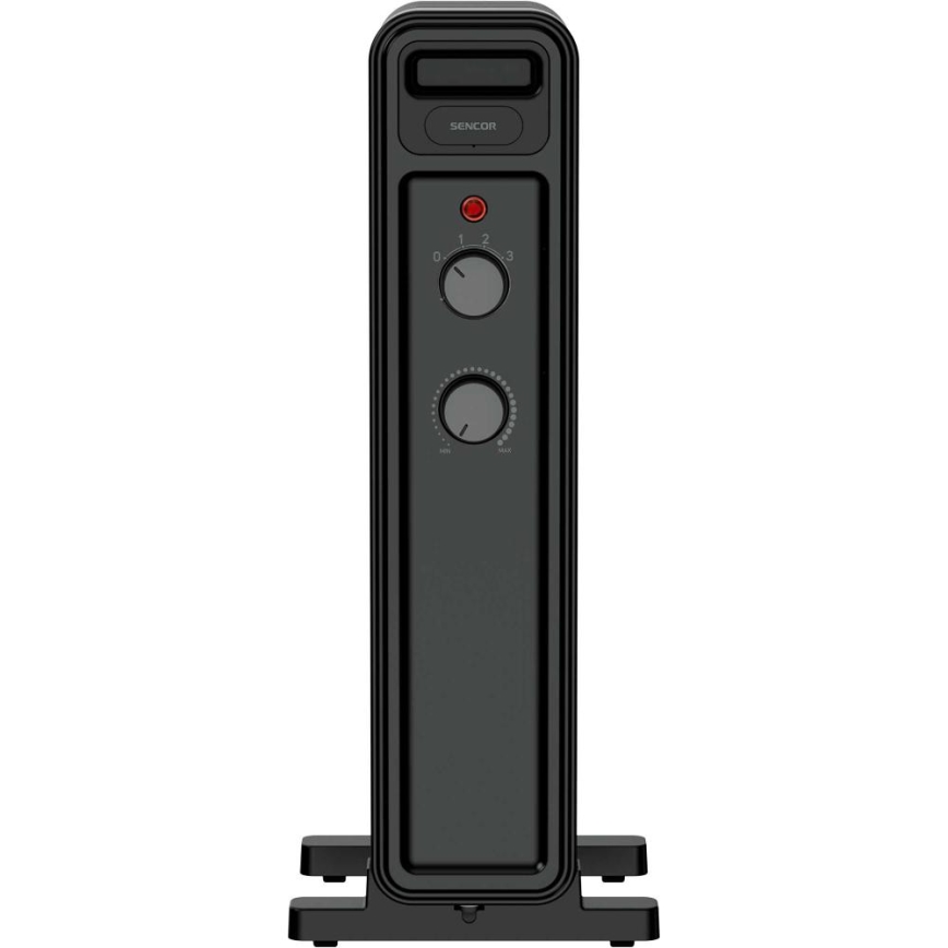 Sencor - Radiatore ad olio a 7 elementi 600/900/1500W/230V, nero