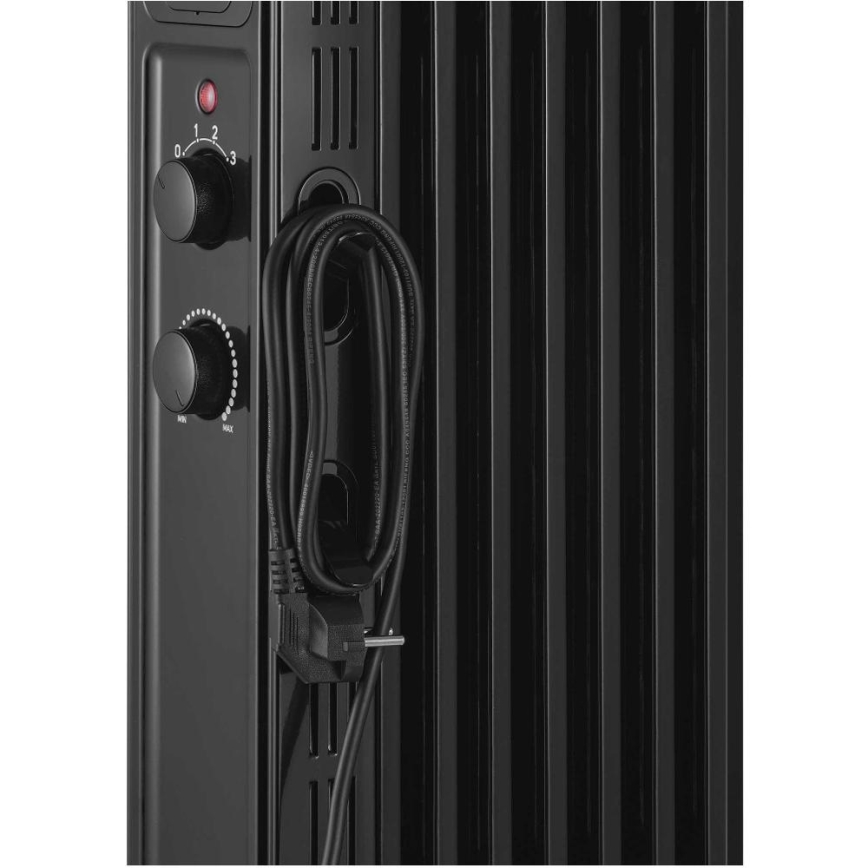 Sencor - Radiatore ad olio a 7 elementi 600/900/1500W/230V, nero