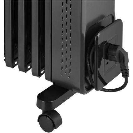 Sencor - Radiatore ad olio con 11 elementi 1000/1200/2400W/230V Wi-Fi nero