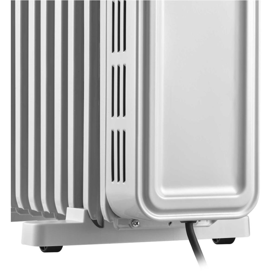 Sencor - Radiatore a olio con 13 elementi, 1000/2500 W, 230 V, bianco, con telecomando
