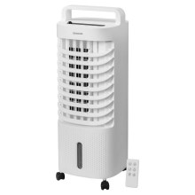 Sencor - Raffreddatore d'aria mobile con display LED 3in1 45W/230V bianco + telecomando