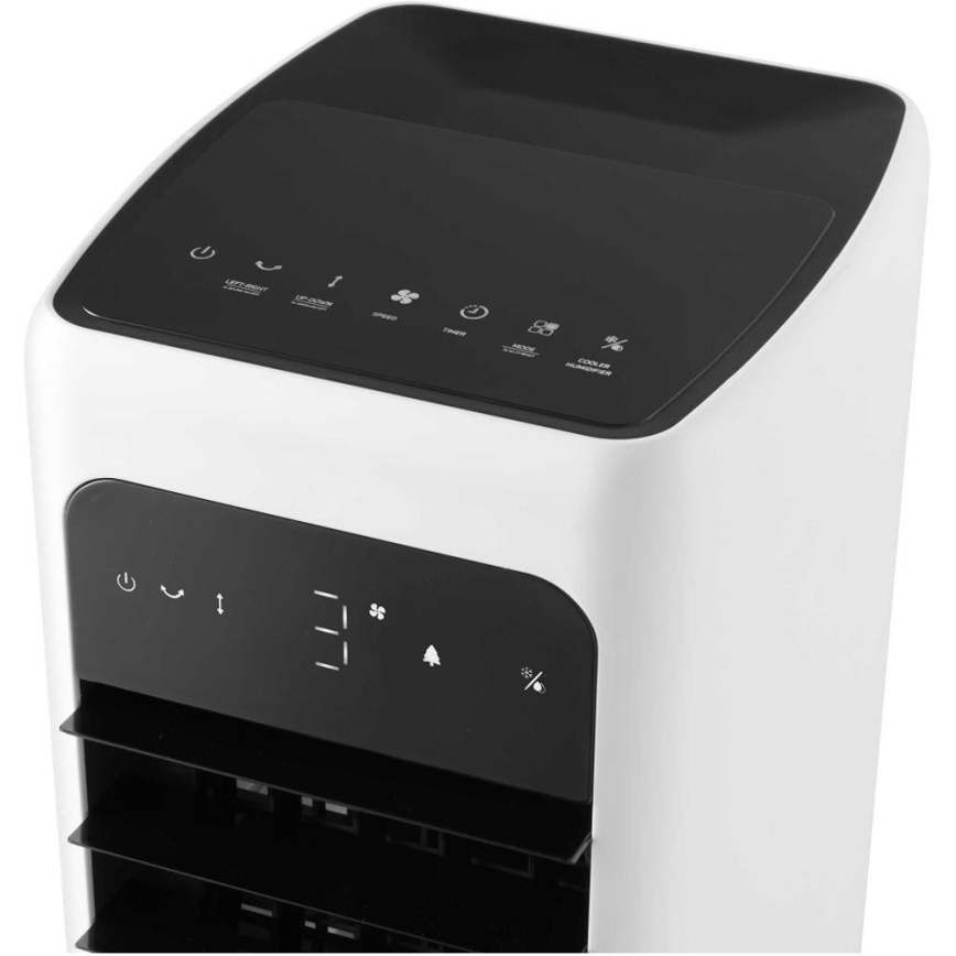 Sencor - Raffreddatore d'aria mobile intelligente 60W/230V Wi-Fi bianco + telecomando
