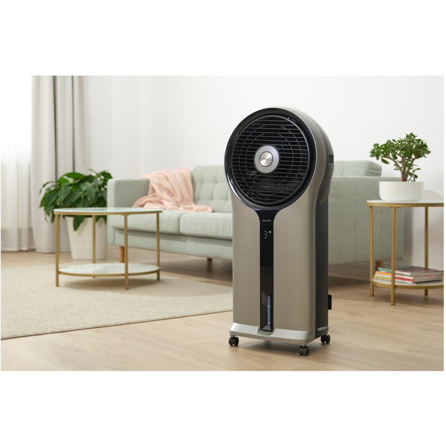 Sencor - Raffrescatore d'aria portatile 3 in 1 110W/230V argento/nero con telecomando