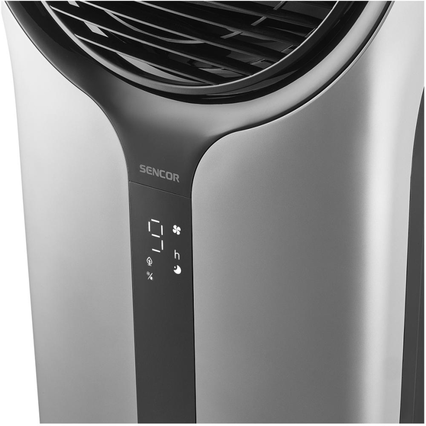 Sencor - Raffrescatore d'aria portatile 3 in 1 110W/230V argento/nero con telecomando