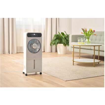 Sencor - Raffrescatore d'aria portatile 28W/230V grigio con telecomando
