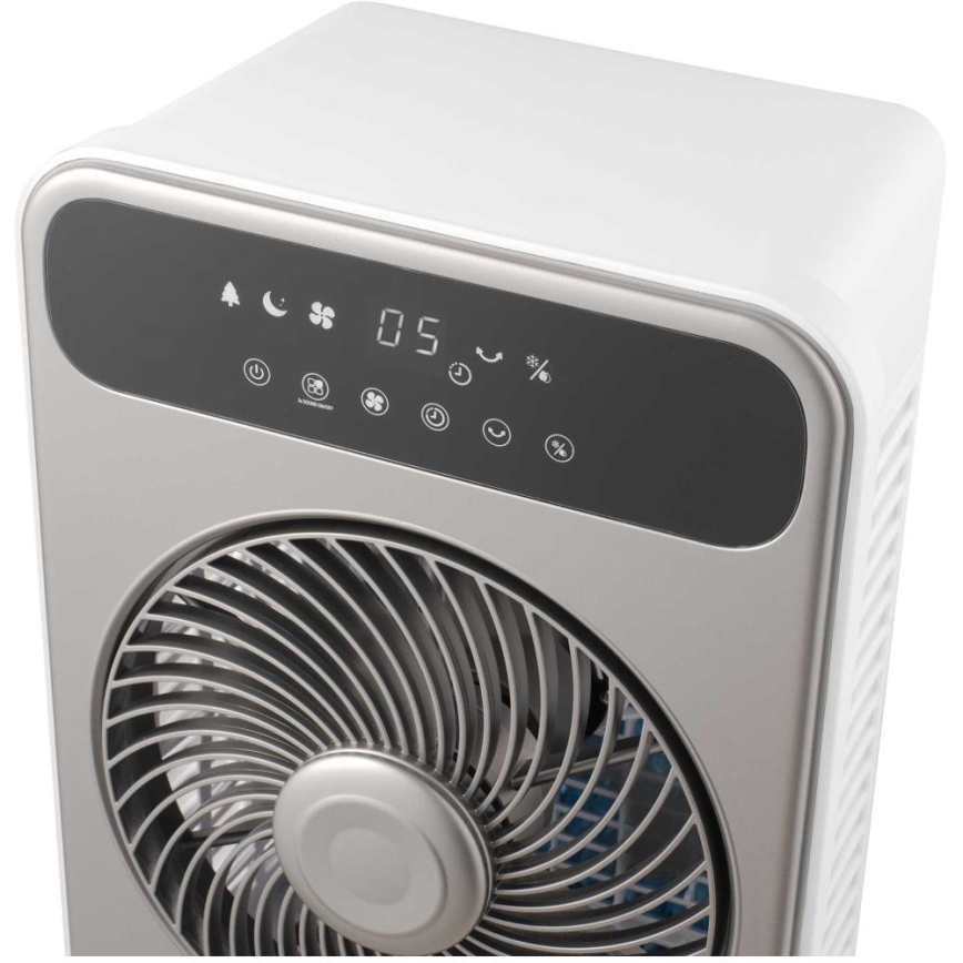Sencor - Raffrescatore d'aria portatile 28W/230V grigio con telecomando