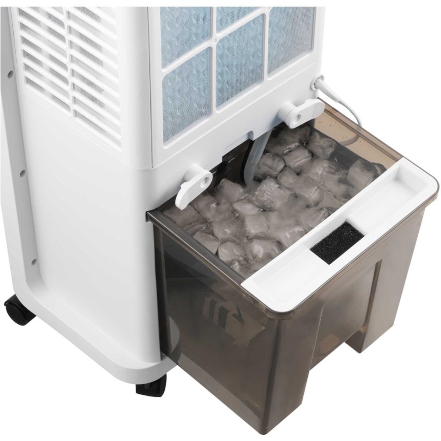 Sencor - Raffrescatore d'aria portatile 28W/230V grigio con telecomando