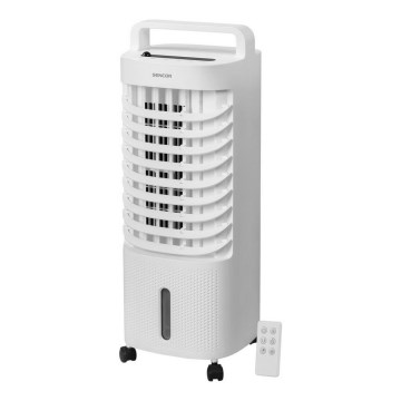 Sencor - Raffrescatore d'aria portatile 3 in 1 con display LED 45W/230V bianco + telecomando