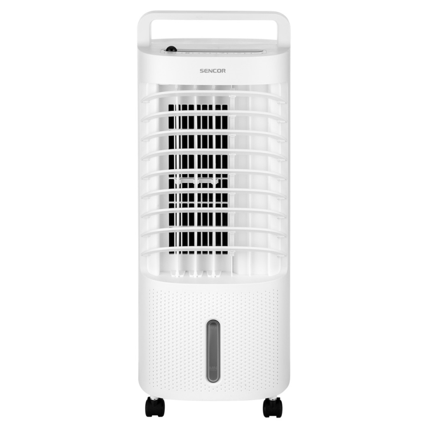 Sencor - Raffrescatore d'aria portatile 3 in 1 con display LED 45W/230V bianco + telecomando