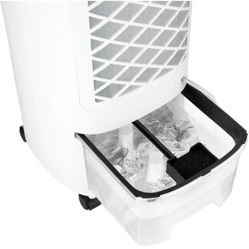 Sencor - Raffrescatore d'aria portatile 3 in 1 con display LED 45W/230V bianco + telecomando