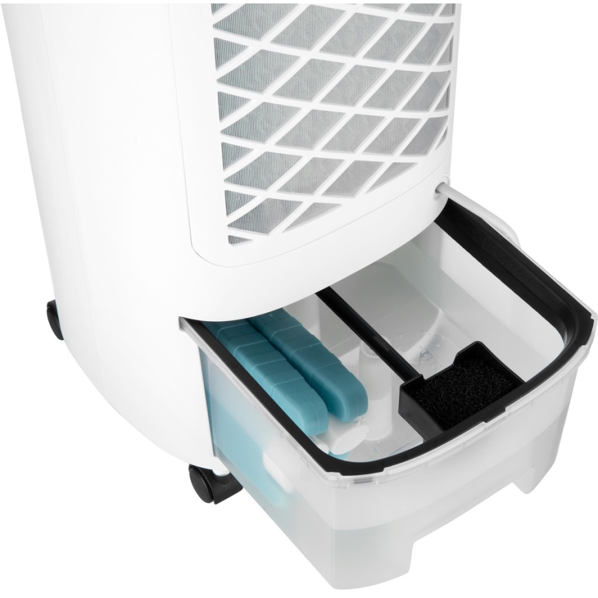 Sencor - Raffrescatore d'aria portatile 3 in 1 con display LED 45W/230V bianco + telecomando