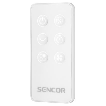 Sencor - Raffrescatore d'aria portatile 3 in 1 con display LED 45W/230V bianco + telecomando