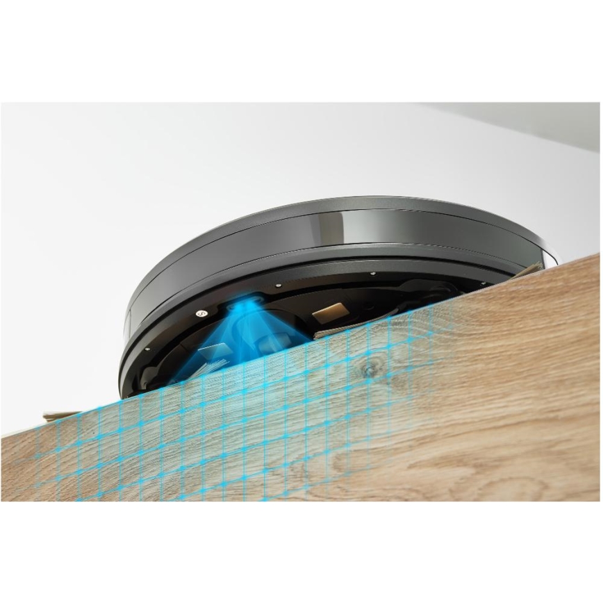 Sencor - Robot aspirapolvere con funzione mop 2 in 1 16 W / 2600 mAh Wi‑Fi nero + telecomando