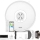 Sencor - Robot aspirapolvere e lavapavimenti 2 in 1 50 W/5000 mAh Wi-Fi bianco + telecomando