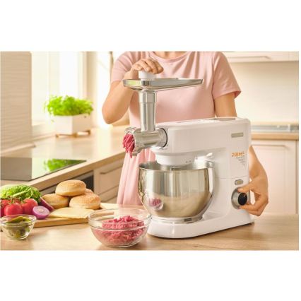 Sencor - Robot da cucina con ciotola in acciaio inox, 1000 W/230 V, bianco