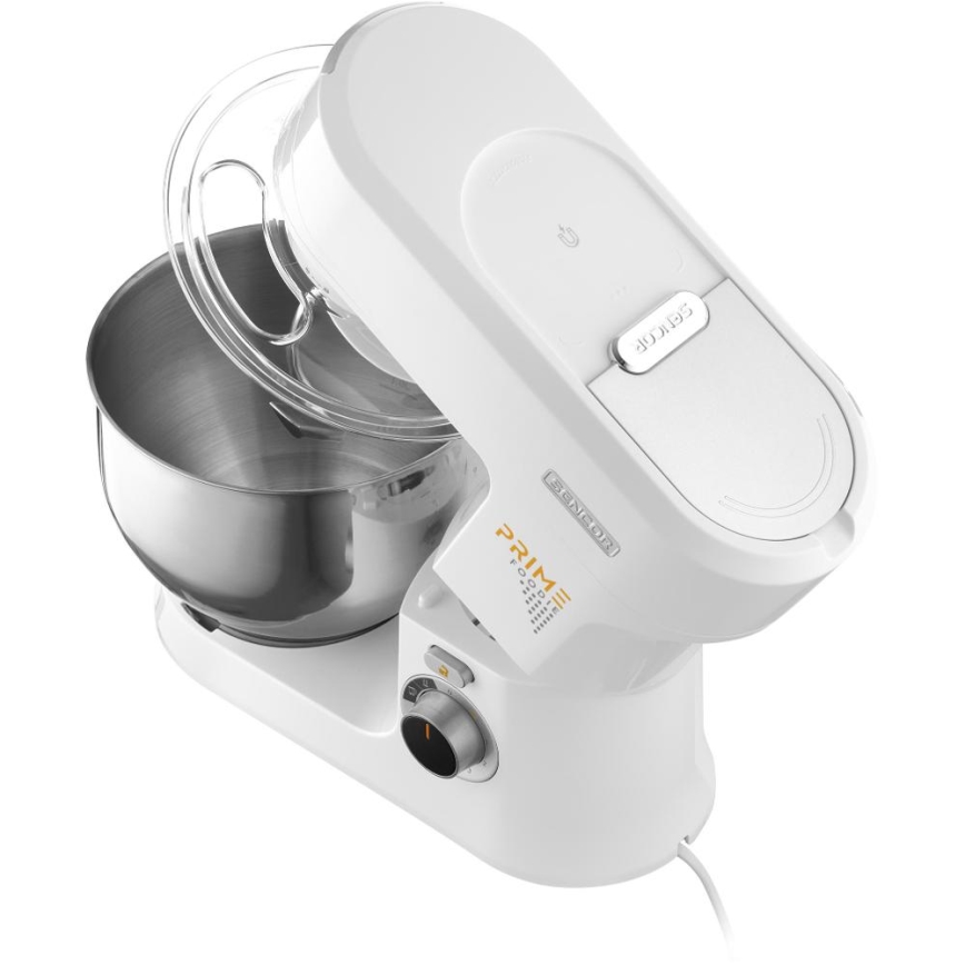 Sencor - Robot da cucina con ciotola in acciaio inox, 1000 W/230 V, bianco