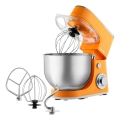Sencor - Robot da cucina con ciotola in acciaio inox 1300W/230V arancione
