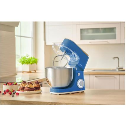 Sencor - Robot da cucina con ciotola in acciaio inox 1300W/230V blu