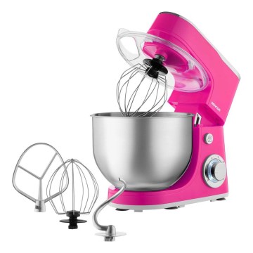 Sencor - Robot da cucina con ciotola in acciaio inox 1300W/230V rosa