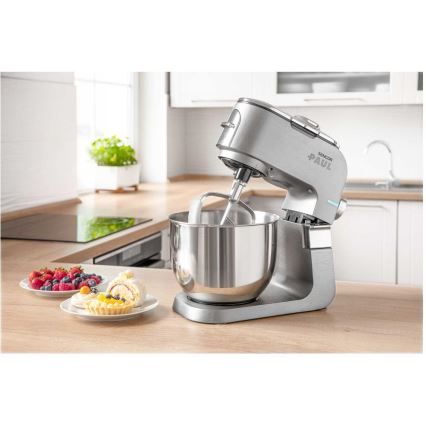 Sencor - Robot da cucina con ciotola in acciaio inox 1700W/230V cromo opaco