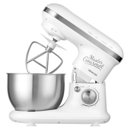 Sencor - Robot da cucina girevole in acciaio inox 600W/230V