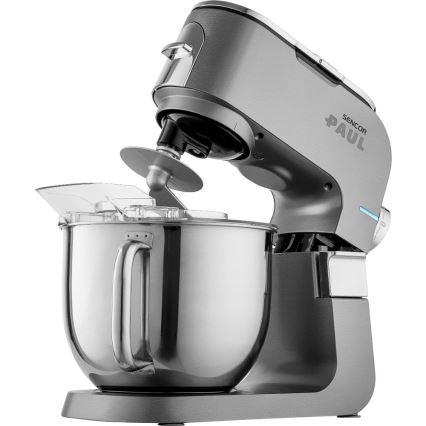 Sencor - Robot da cucina multifunzionale con ciotola in acciaio inox 1500W/230V cromo opaco