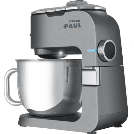 Sencor - Robot da cucina multifunzionale con ciotola in acciaio inox 1500W/230V cromo opaco