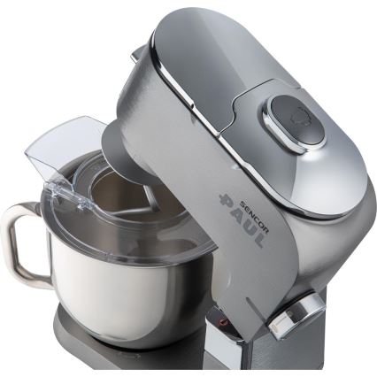 Sencor - Robot da cucina multifunzionale con ciotola in acciaio inox 1500W/230V cromo opaco