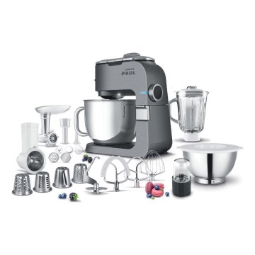 Sencor - Robot da cucina multifunzione con ciotola in acciaio inox 1500W/230V cromo opaco