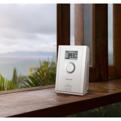 Sencor - Sensore di CO2 senza fili 5V/3xAA 2000 mAh