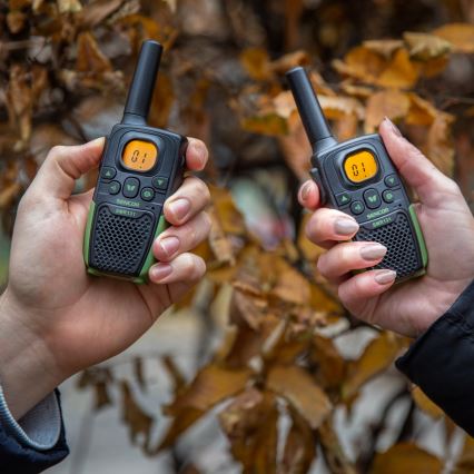 Sencor - SET 2x Walkie-talkie 3xAAA portata 7 km