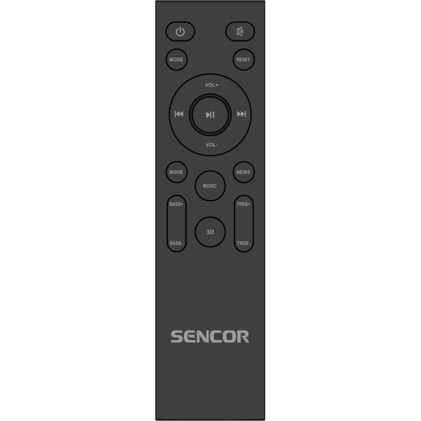 Sencor - Soundbar 200W/230V con telecomando