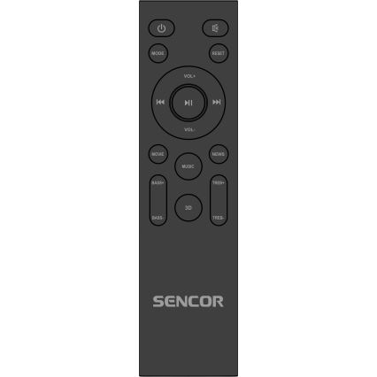 Sencor - Soundbar 200W/230V + telecomando