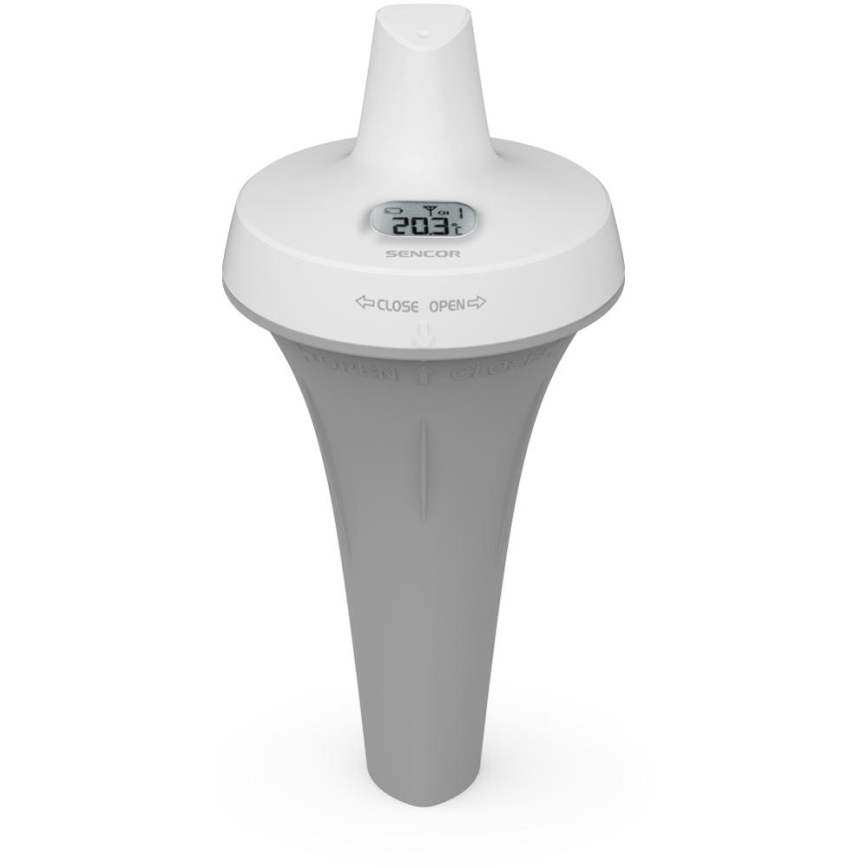 Sencor - Stazione di misura con sensore galleggiante wireless per piscina 2xAA + 2xAA IPX7