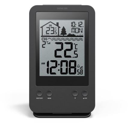 Sencor - Stazione meteo con sensore galleggiante wireless per piscina 2xAA + 2xAA IPX7