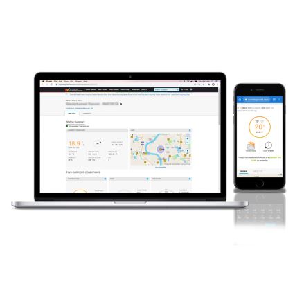 Sencor - Stazione meteo professionale con display LCD a colori 5V/1xCR2032 + 3xAA Wi-Fi