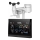 Sencor - Stazione meteo professionale con display LCD a colori e sveglia 5V/3xAAA + 3xAA
