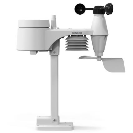 Sencor - Stazione meteo professionale con display LCD e sveglia 1xCR2032 + 3xAA