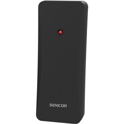 Sencor - Stazione meteorologica con display LCD a colori 3xAAA + 2xAA nero